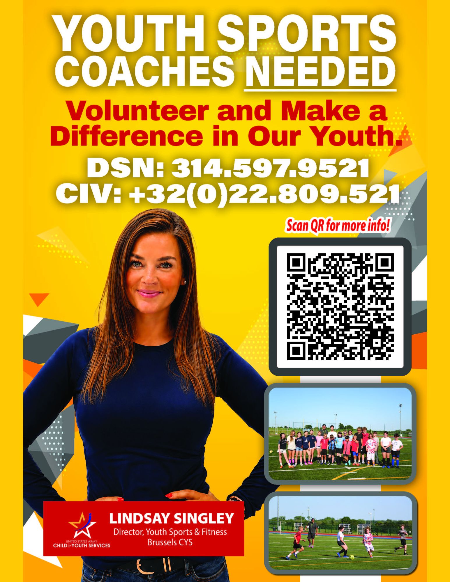 Youth Sports Coaches NEEDED!